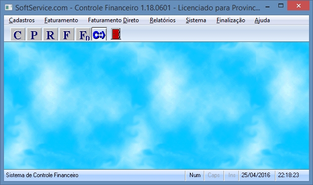 Controle de contas a pagar, receber, cheques e faturamento,
